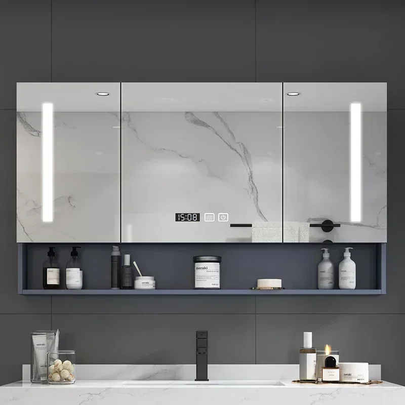 Modern Vanity Sets Cabinets Fogless Smart Backlight Aesthetic Bathroom Kitchen Bedroom Mobile Mirrored Furniture New