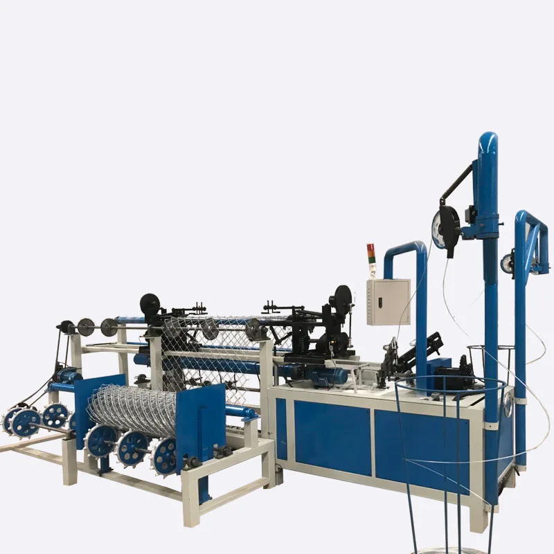 آلة صنع سياج ربط السلسلة الأوتوماتيكية آلة صنع شبكة الماس عالية الجودة بسلك مزدوج #3