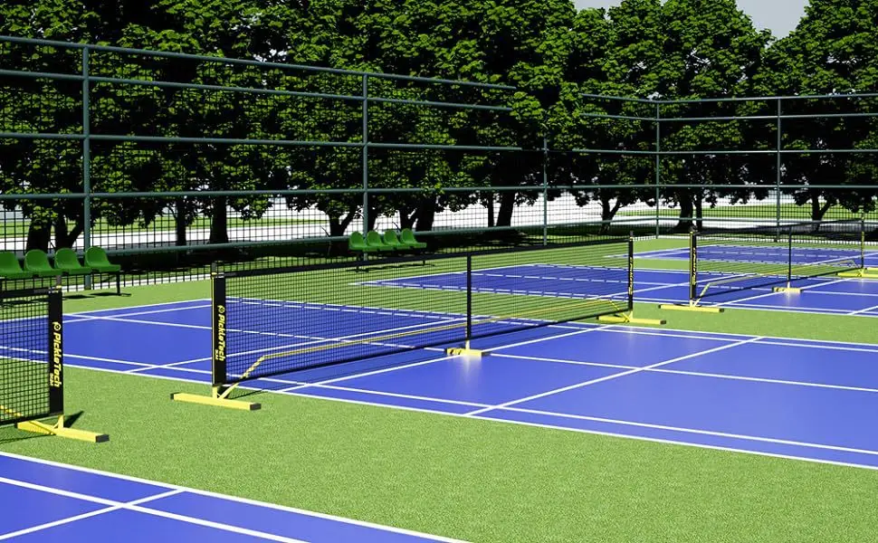 

2025 Hot Selling High Quality Portable Foldable Folding Height Pickle Ball Tennis Net Set