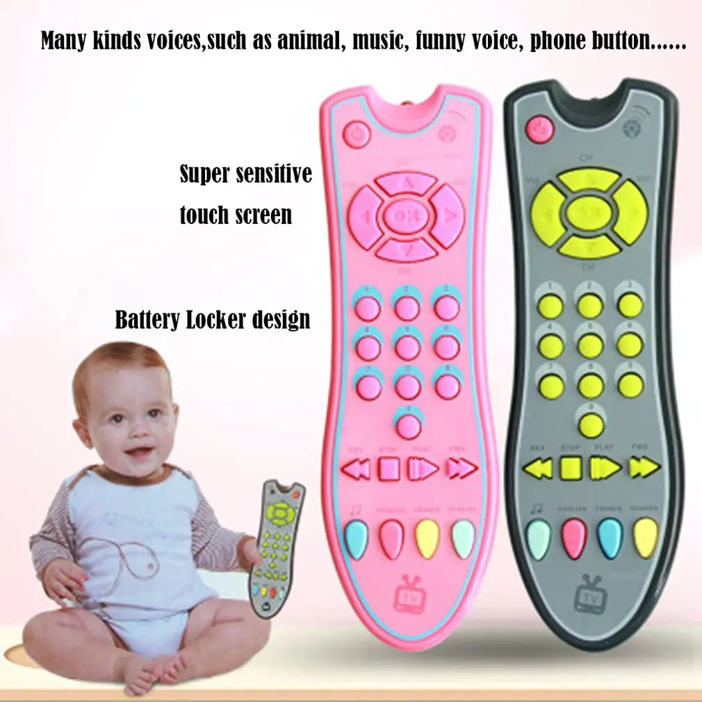 Baby Toy Music Mobile Phone TV Remote Control Early Educational Toys Electric Numbers Learning Machine Gifts For Newborn