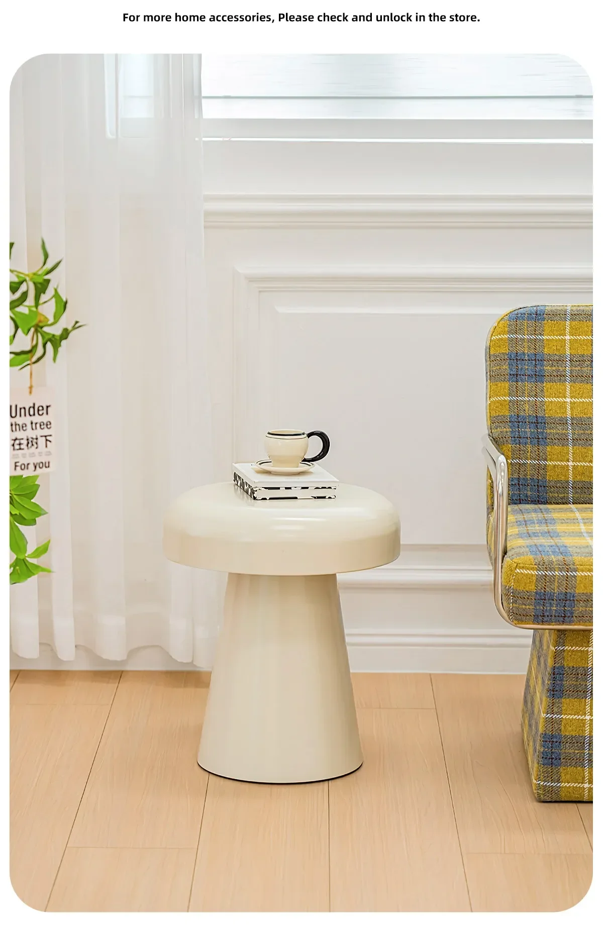 Nordic Simple Side Home Living Room Sofa Corner Table Coffee Modern Creative Small Round Table