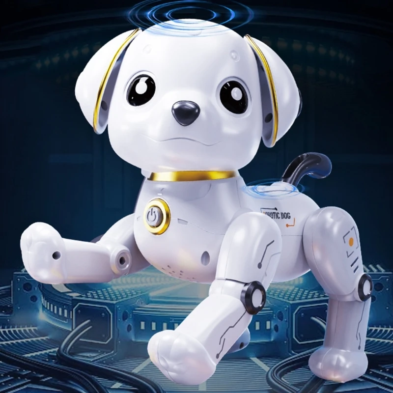 Juguete Perro Robot para niños, juguete para perros con Control remoto, fácil operación, entretenimiento seguro, juguete para