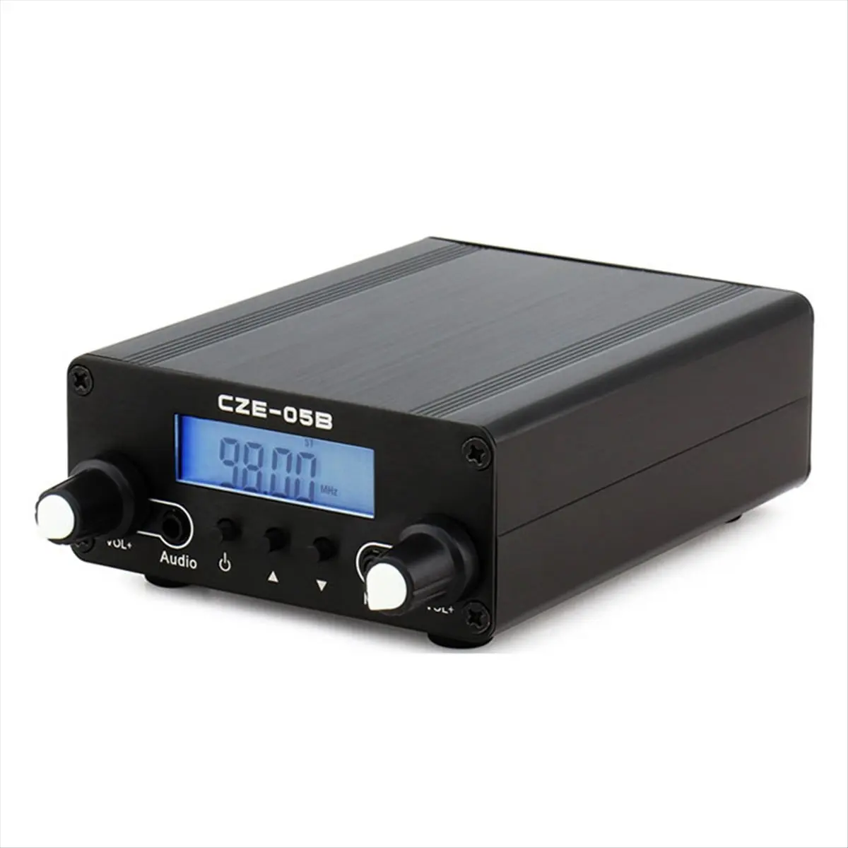 A14G CZE-05B FM Transmitter 0.5W Radio Broadcasting over-the-Air PLL Stereo Audio Amplifier for Church Car Community US Plug