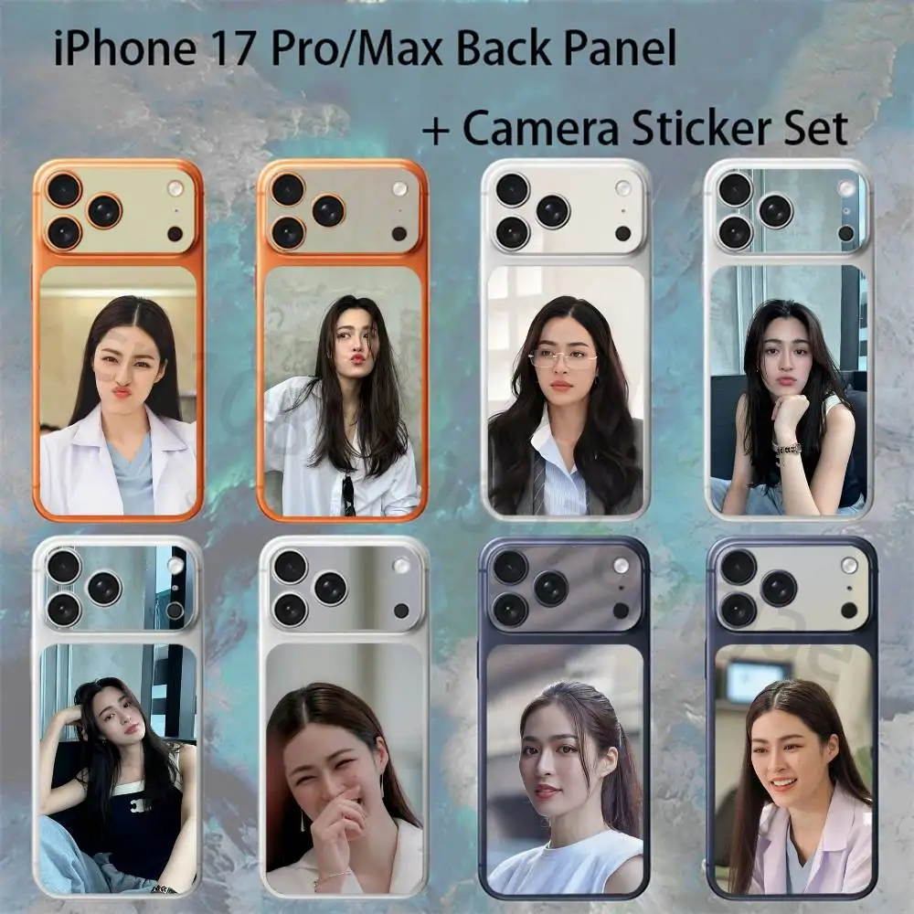 

Fahlada Lingling For iPhone 17 pro Max/ pro Full Cover Decal Skin Wrap Colorful Rear Protective Sticker Film