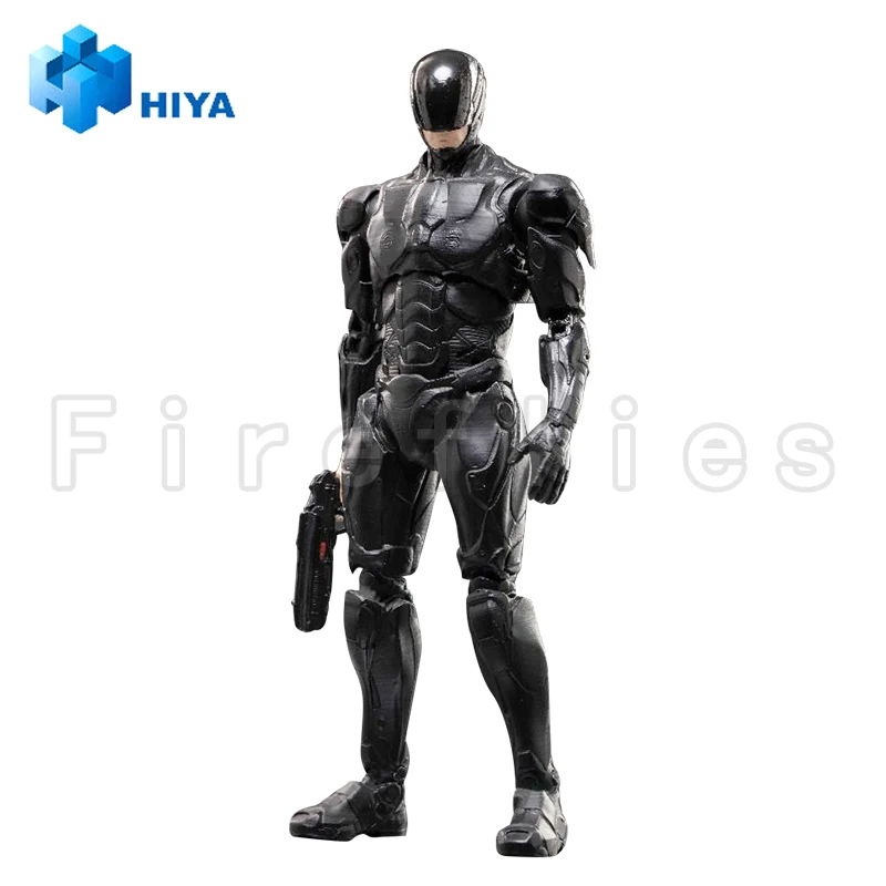 1/18 Hiya 4 Zoll Action figur exquisite Mini-Serie schwarz Robocop Anime Modell Spielzeug