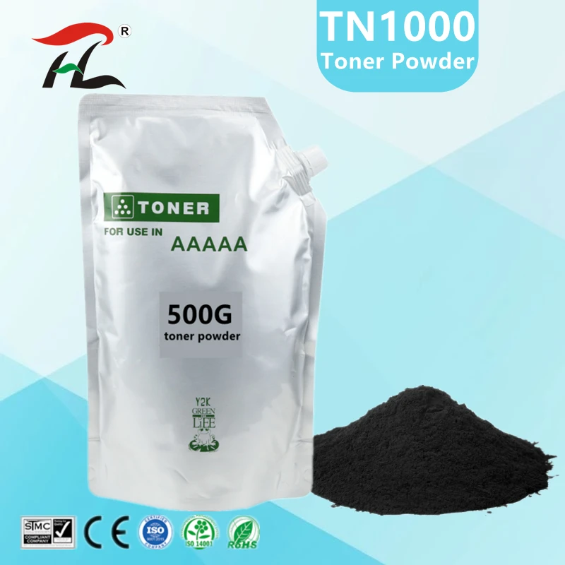 Compatible 500g toner powder for Brother TN1035 TN1000 TN1050 TN-1050 TN1060 TN1070 TN1075 TN-1075 for HL-1110 HL-1111 HL-1118