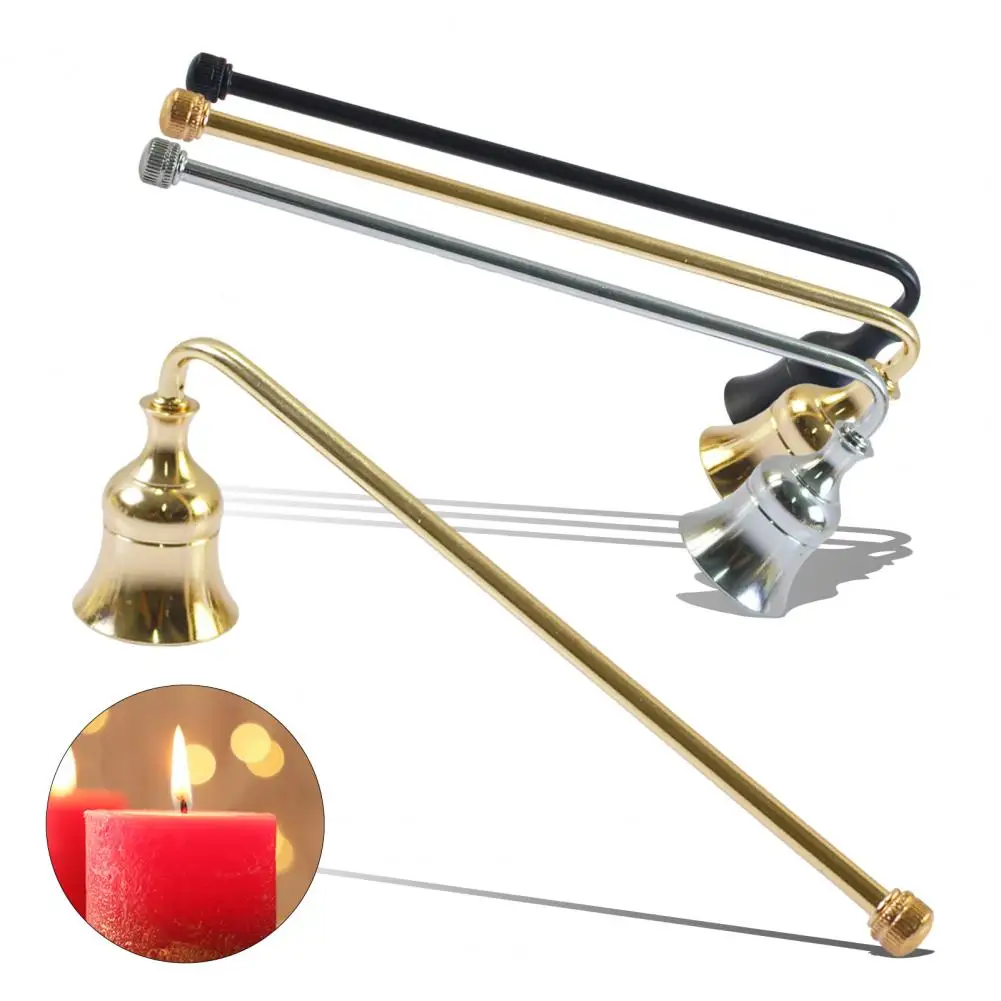 Candle Extinguisher Bell Shaped Wicks Cover Metal Candle Stopper Extinguishing Tool For Aromatherapy Candles Bell Candle Stopper