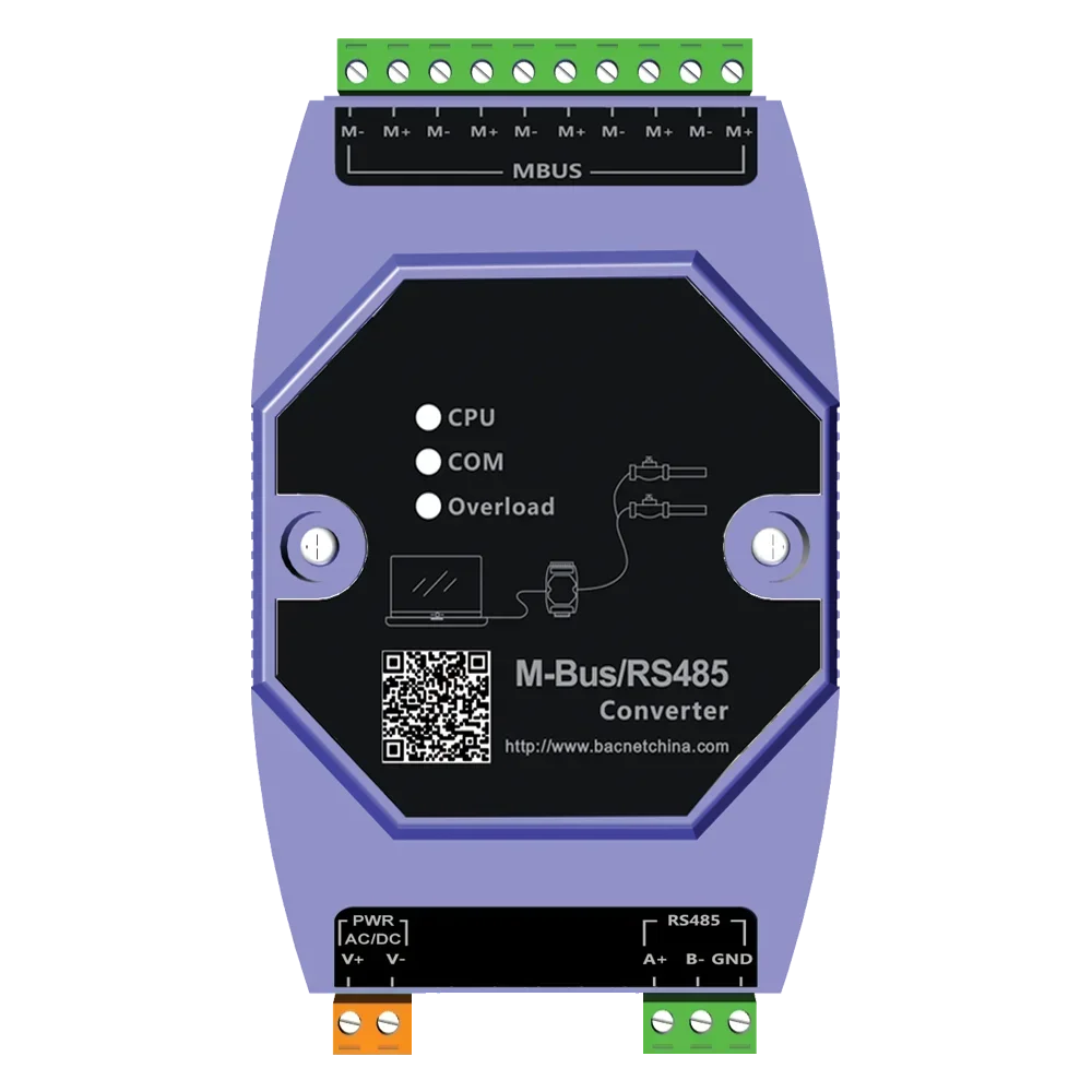 Milesgo MBUS Concentrator MBUS To RS485 DC/AC 24V