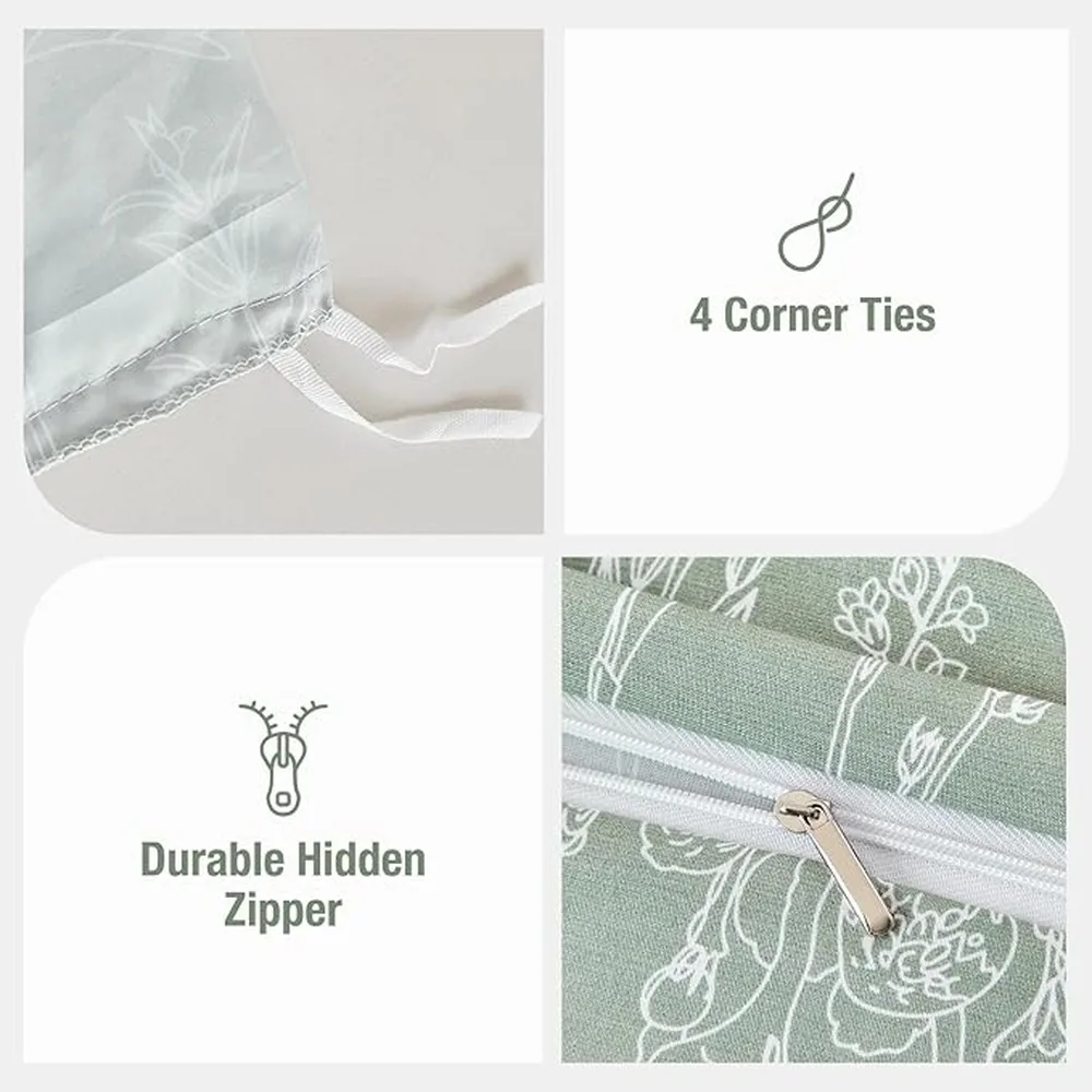 Duvet Cover Size Available In Soft Comfortable Green Cotton Floral Options Sleep COLOR PATTERN Which