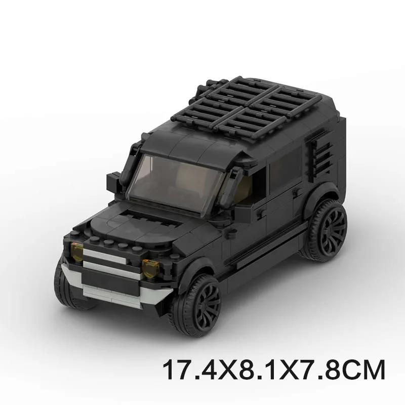 MOC Kreative Bausteine Stadt-Sportwagen Technisches Renn-SUV Geländewagen-Modell DIY Kinder-Puzzle Bausatz Spielzeug Geburtstagsgeschenk für Jungen – Detail 3