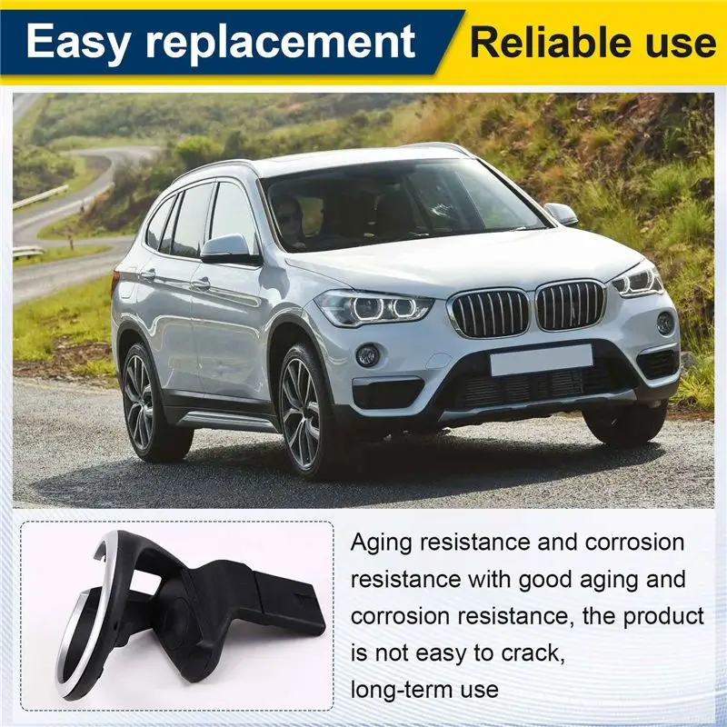 A66P-Car Anteriore Portabevande per tazza d'acqua Portabicchieri per console centrale 51160443082 51169144632 Per BMW X1 E82 E84