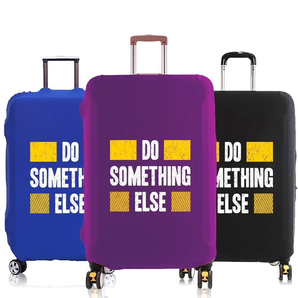 

Luggage Cover Suitcase Protector "Something Else" Phrase Thicker Elastic Dust cover 18-28 Inch Trolley Case Travel Accessories