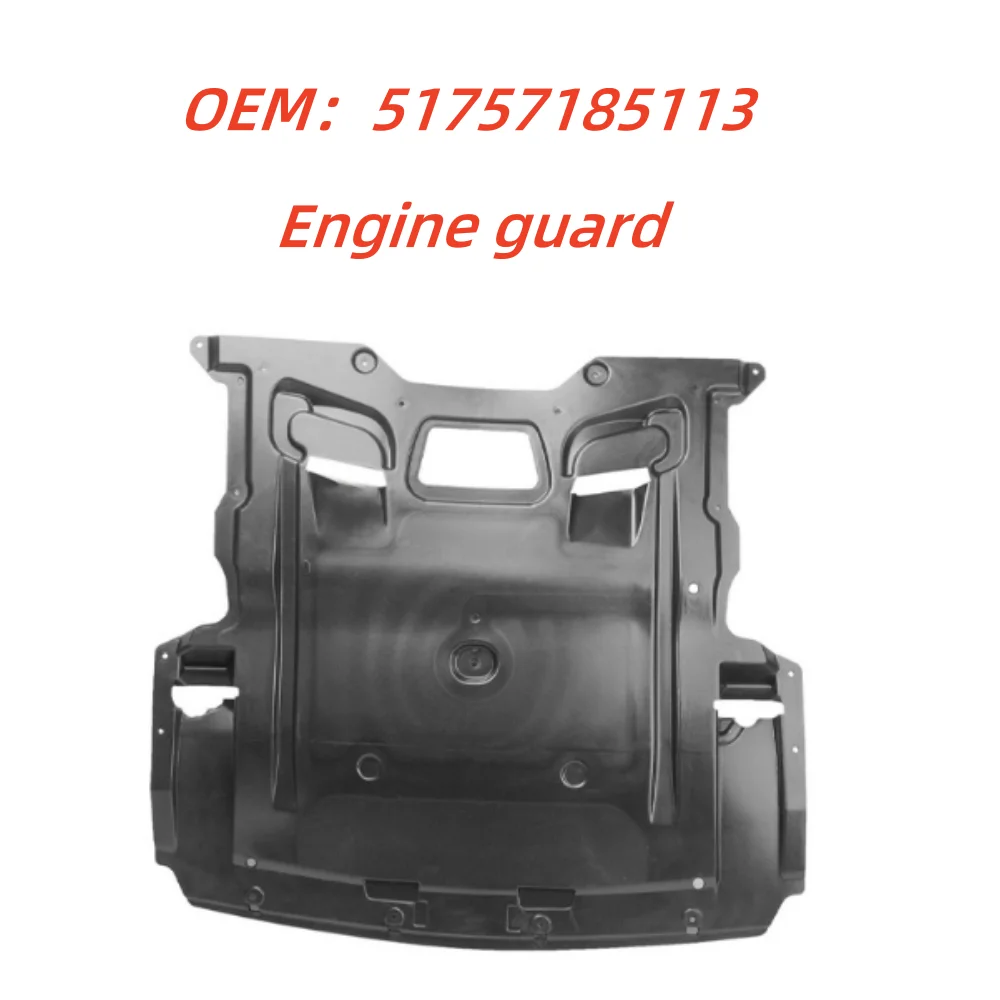 For2011-2019 BMW 5-6-7 Series E63 F01 F02 F10 F18 520i 528i 535i 550i 640i 740i 730i Automotive Engine Guard OEM: 51757185113