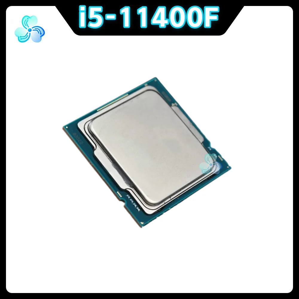 Core i5-11400F SRKP1 CPU 2.60GHz 6-Core 12-Thread 65W L3 12MB LGA1200 Processor for Desktop 14nm i5 11400F Rocket Lake