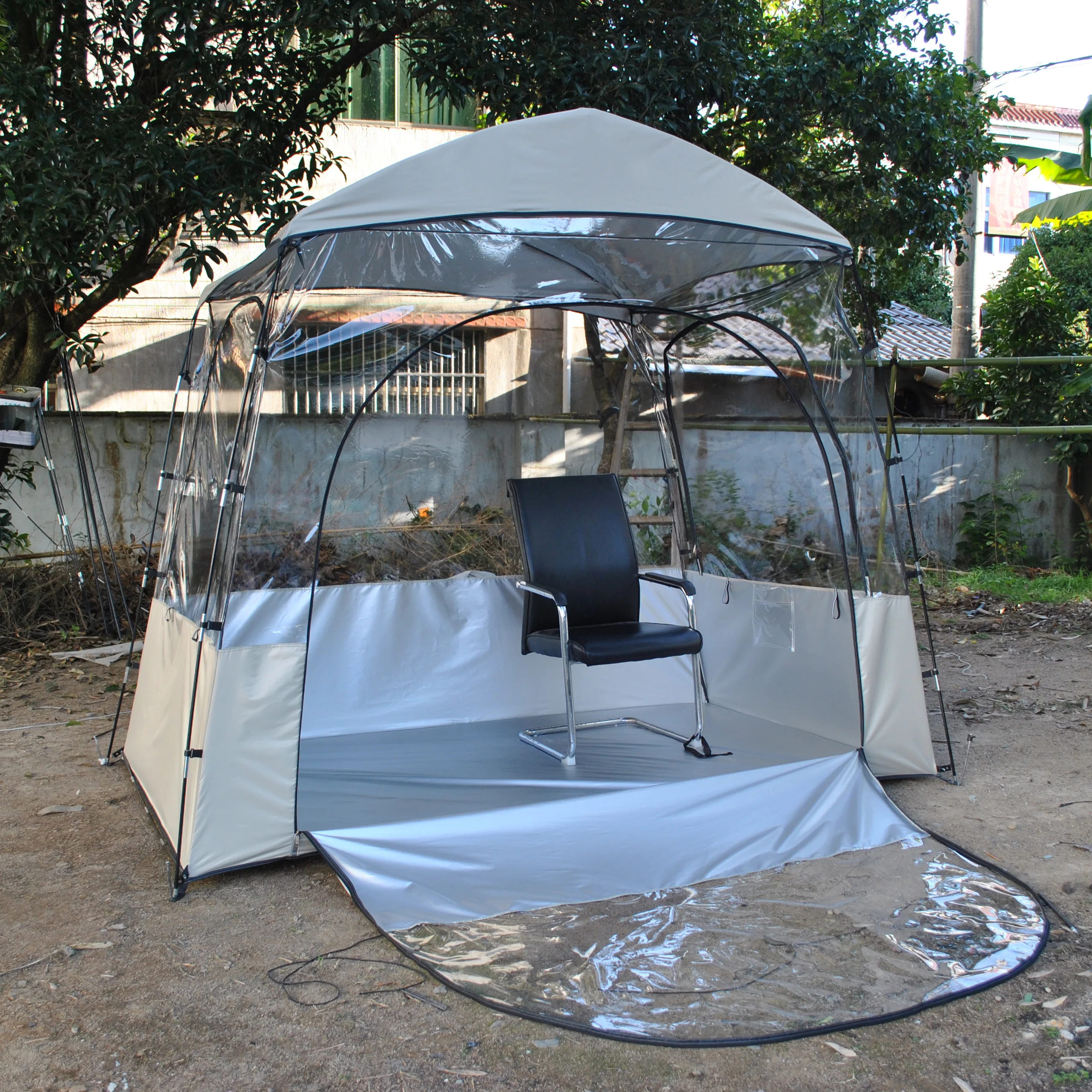 Imagem -04 - Tenda Transparente para Esportes Tela House Room Estufa Camping Canopy Gazebo Grande Oversize Tenda Quente 46 Pessoa