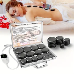 Hot Stone Massage Heating Box with Temperature Adjustment ,Professional Spa Massage Tools, Relieve Tension and Muscle Pain