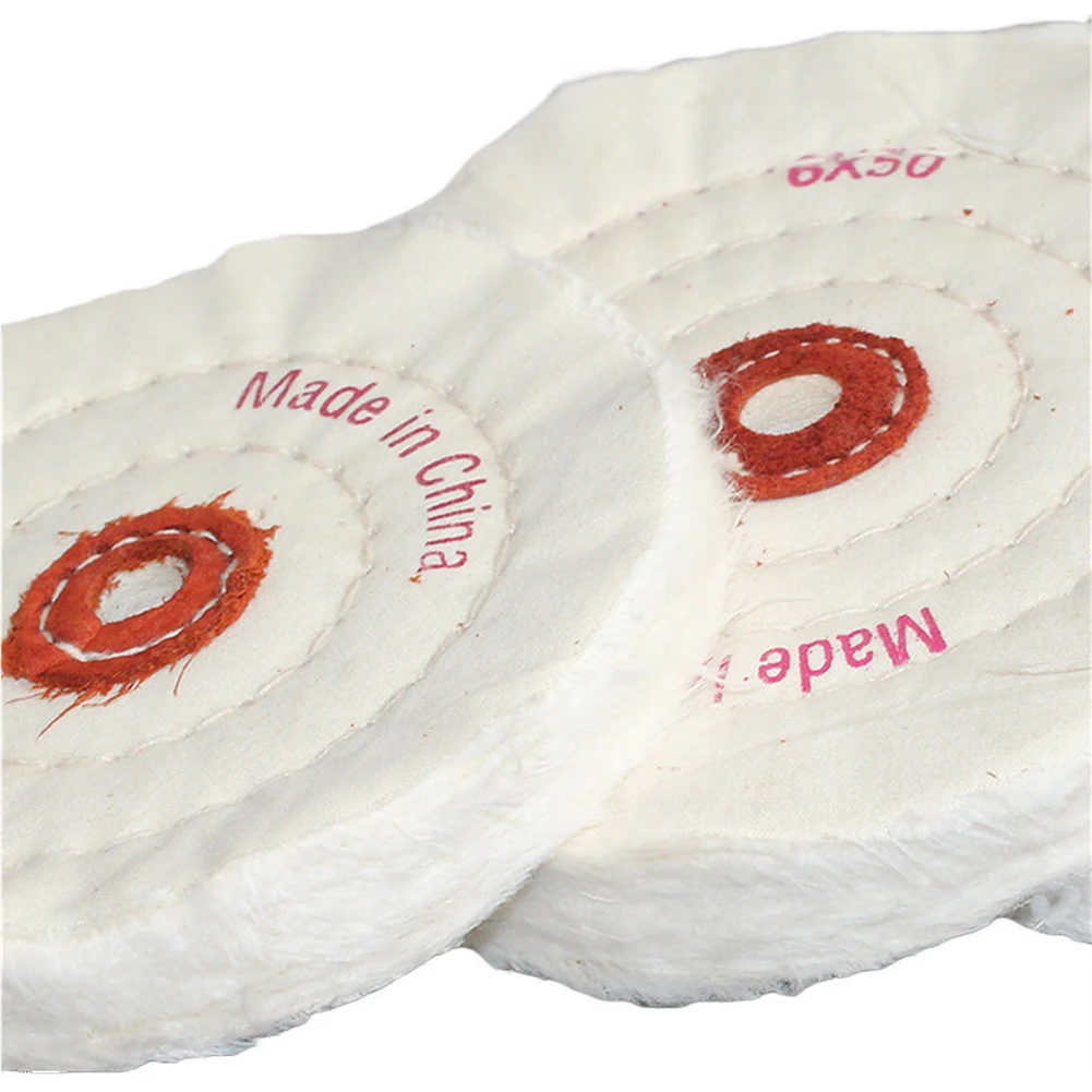 6'' Cloth Buffing Polishing Wheel Buffer Polish Jewelry Grinder Pad Handcraft Abrasive Tools Product Accessories