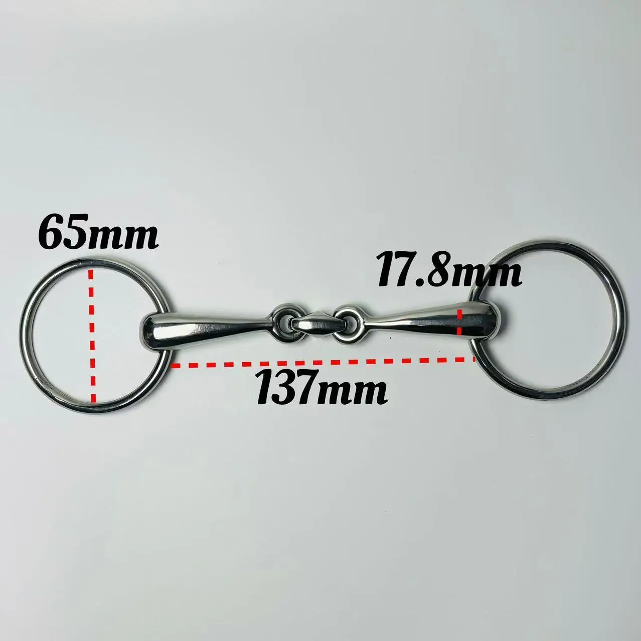 

Трехсекционная твердая вилка из нержавеющей стали с большим кругом, конская бита, железная езда, конная бита, конная бита, веревка для рта