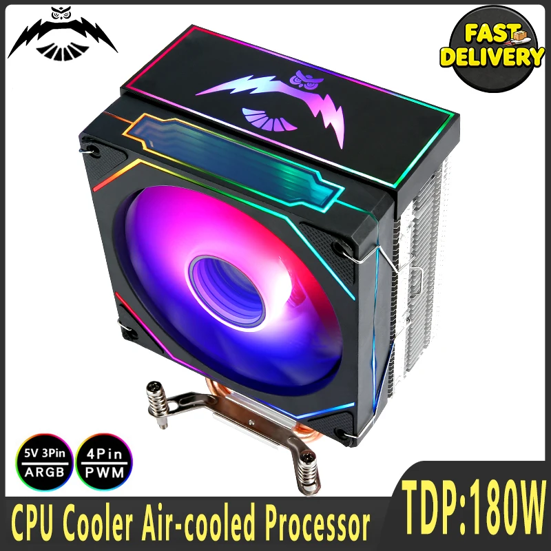 

Вентилятор ПК ARGB 120 мм, 4-контактный/ШИМ-процессор, установка процессора LGA2011-3, 115x 2066 1700 18xx, 4/6, охладитель с тепловой трубкой, совместимый x79 x99 i5 i7 i9