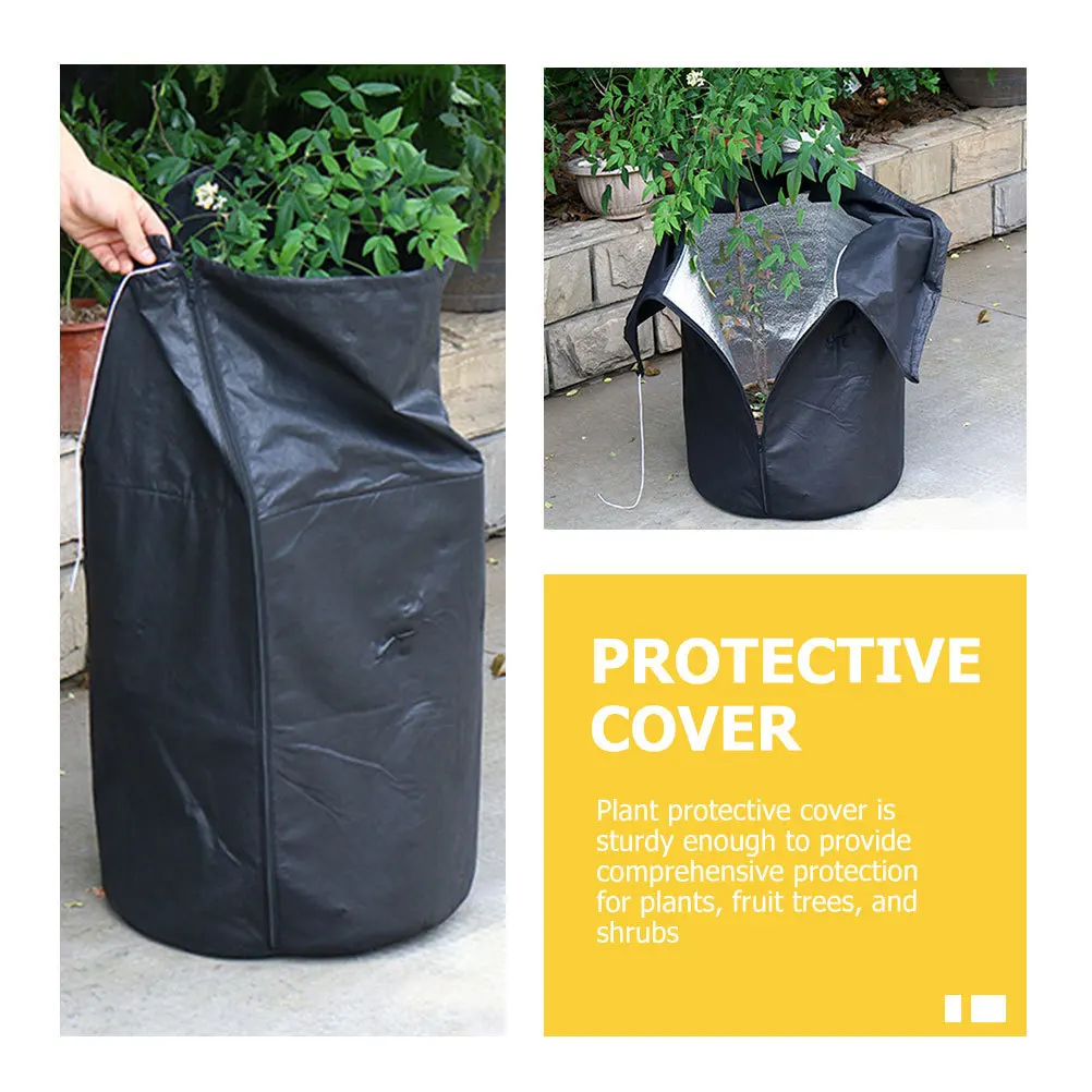 

Frost Proof Plant Cover With Drawstring For Tree Shrub Fruit Garden Winter Freeze Protection Durable Oxford Cloth Plant
