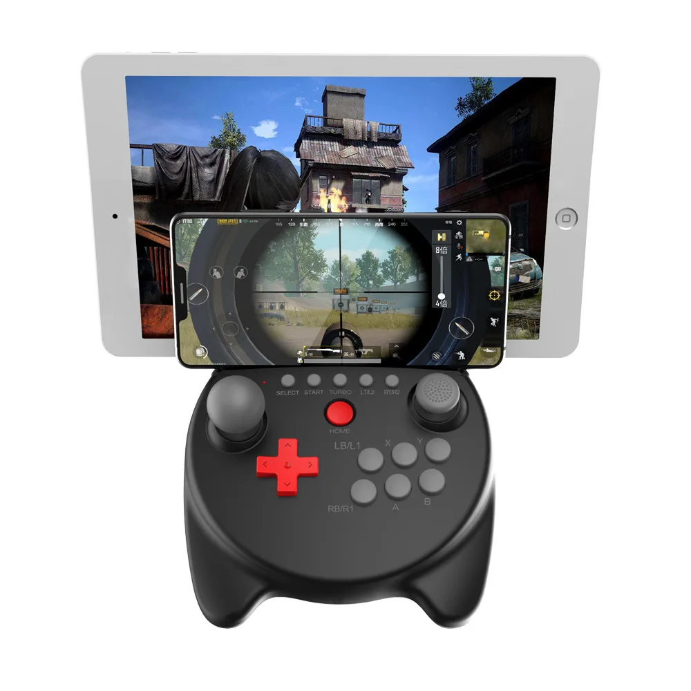 RALAN PG-9191 عصا تحكم مزدوجة لاسلكية BT Gamepad تدعم Android IOS Play Hand Game Controller