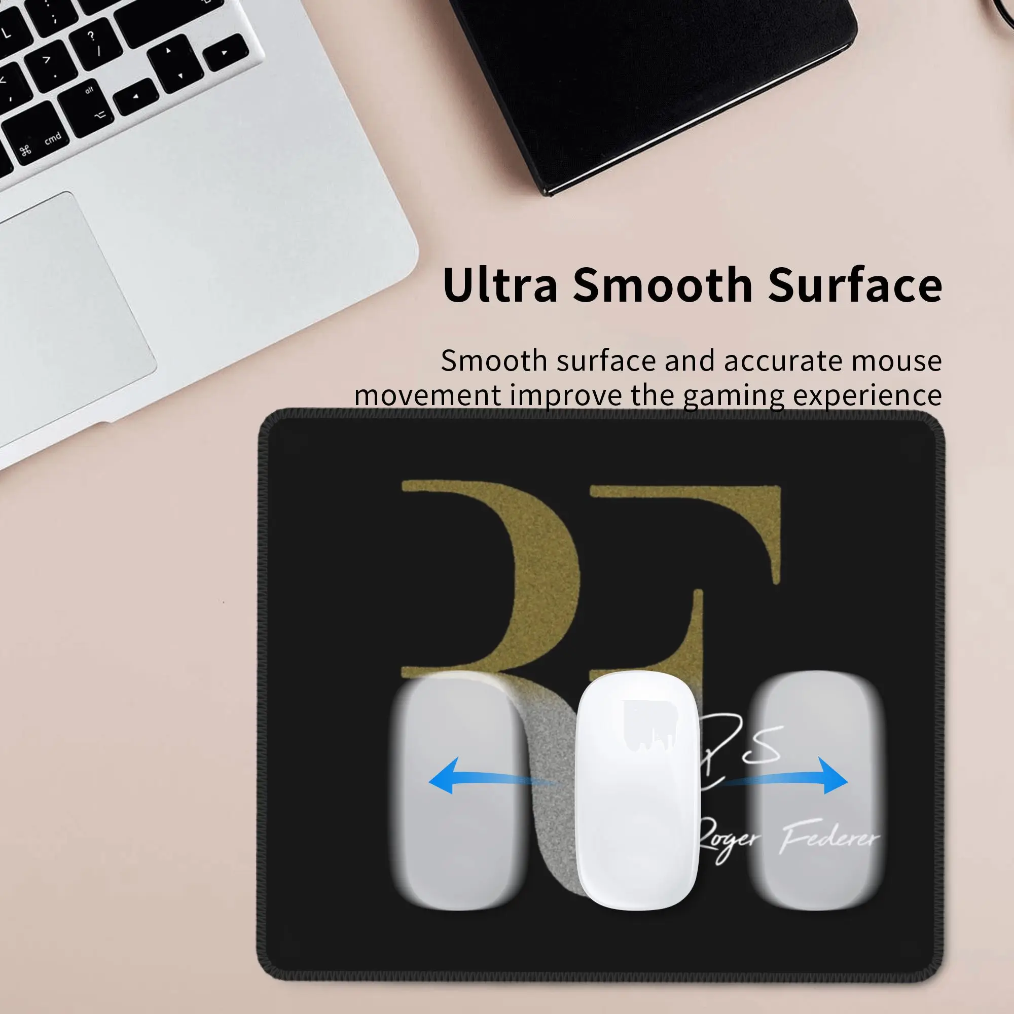 روجر فيدرر ماوس الوسادة الكمبيوتر لوحة المفاتيح الماوس حصيرة ألعاب الكمبيوتر المحمول مكتب حصيرة مكتب الملحقات الجدول الحصير #3
