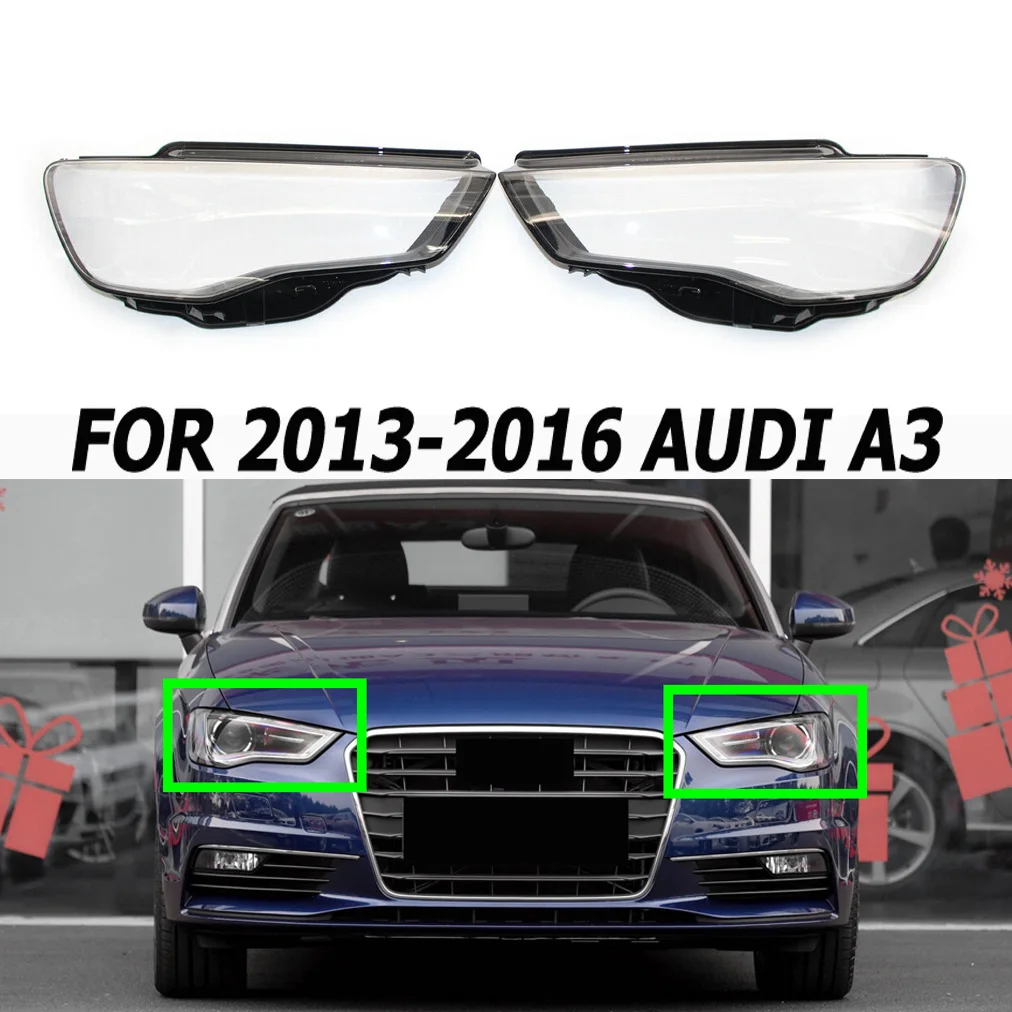 

Fit Car Accessories For 2013-2016 Audi A3 Transparent Headlight Cover Lens