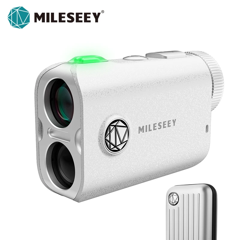 Mileseey PF1 Compact Golf Rangefinder,1000 Yard,IP65 Waterproof,Slope On/Off,Flag Lock & Vibration,7.5 Degree View,Rechargeable