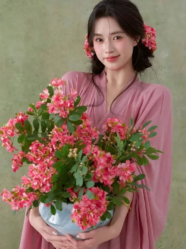Retro Chinese Style Art Photo Studio Dress Female Photography Costume Stage Performance Hanfu Traditional Chinese Clothing