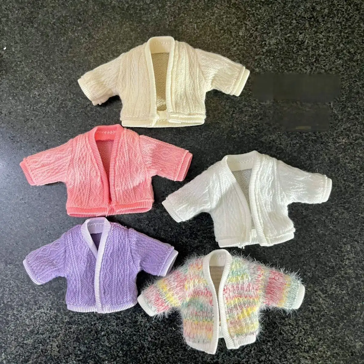 Ob11 手作り人形服 1/12 BJD カーディガン ニットアウター