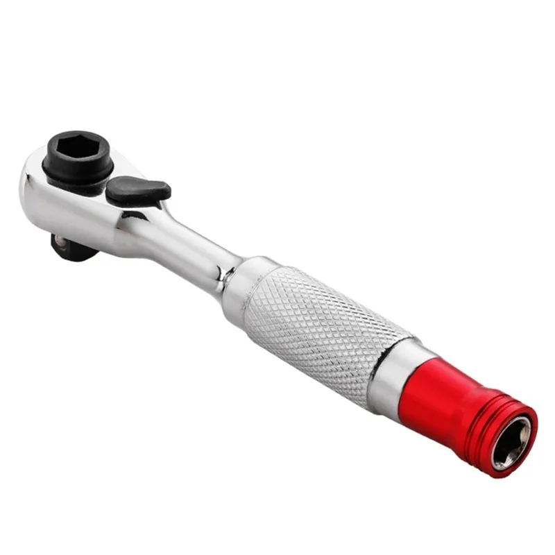 

ABMI-Portable Double End Wrench Mini Ratchet Socket Wrench Anti-Skid Handle Multifunction Hand Tool 2 In 1,