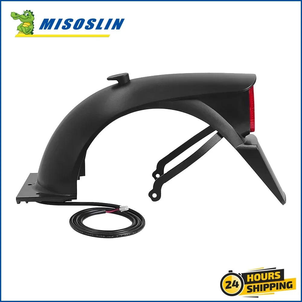 Rear Mudguard with Bracket for Ninebot E2 Electric Scooter E2 PRO E2 Plus KickScooter Fender Taillight Assembly Part Accessories