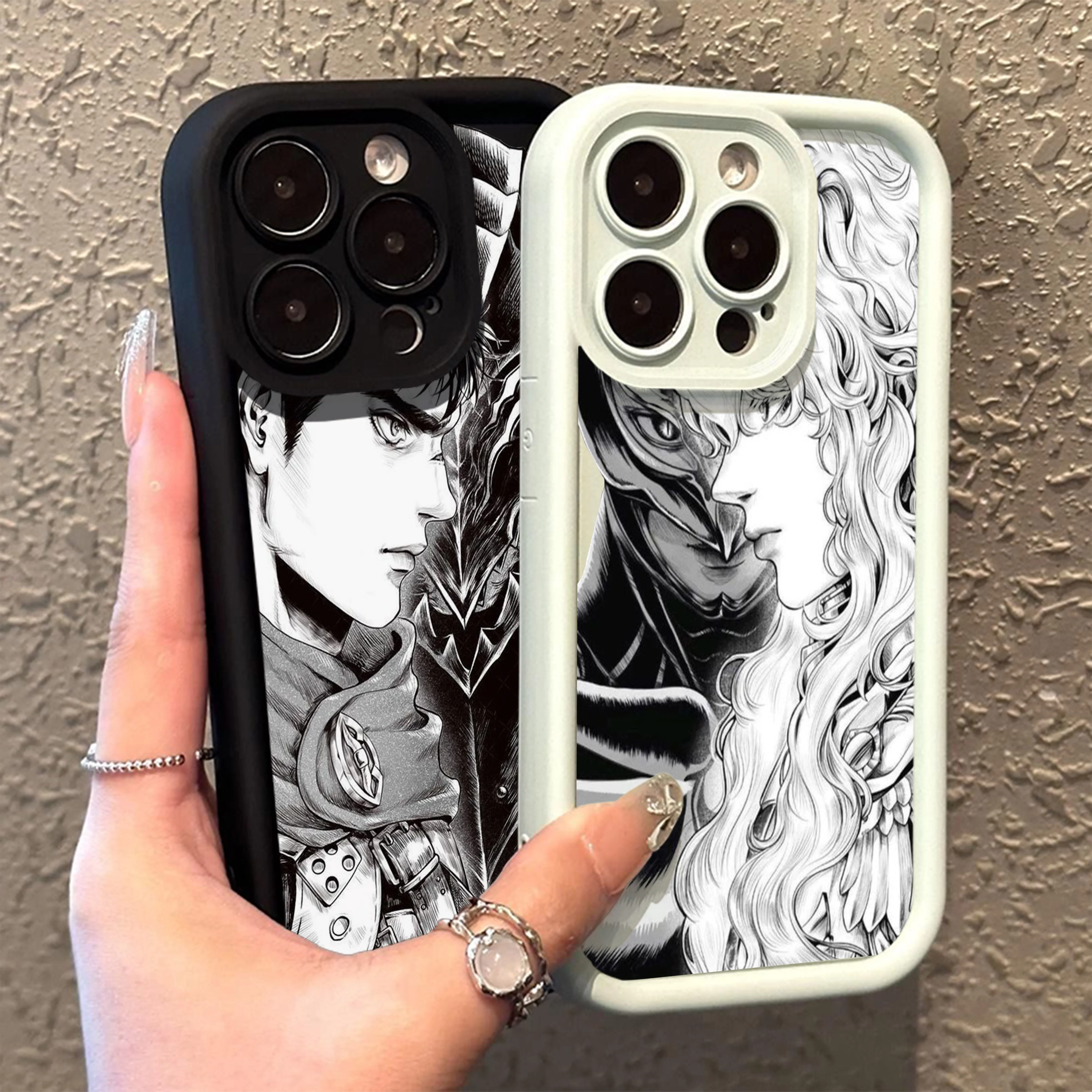 Berserk Guts Anime Phone Case For Xiaomi Redmi 9A 9C 10 10C 12 12C K30 K40 K50 Note 10 11 12 13 Pro 5G Cover