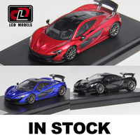 LCD 1:64 P1 metal red alloy racing Black Blue purple car model decoration