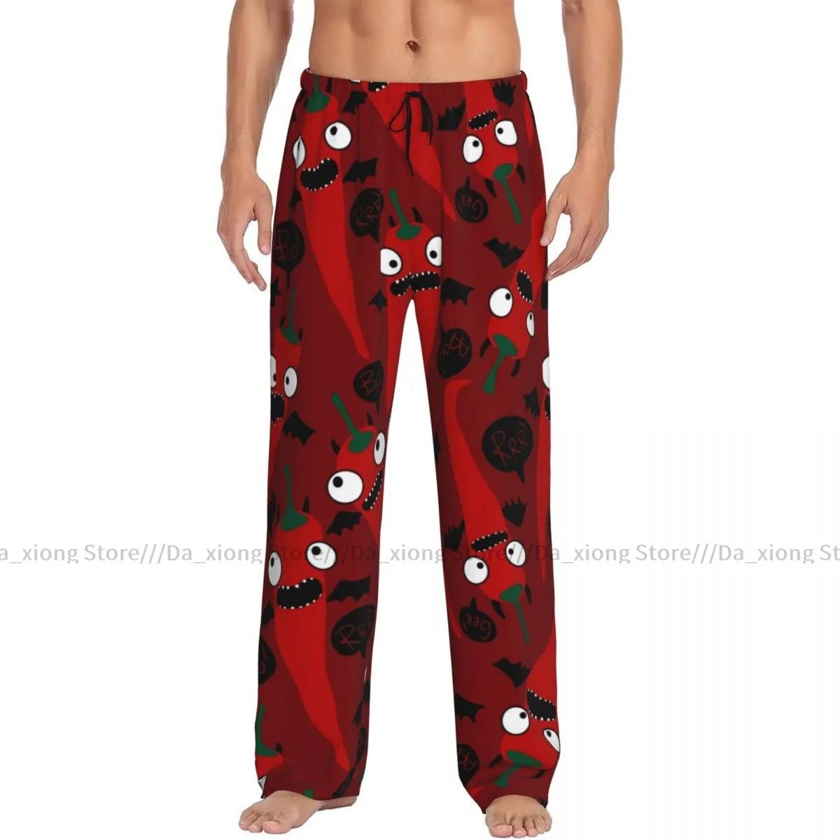 Men Sleep Bottoms Male Lounge Trousers Men's Cartoon Ambulance Police And Fire Truck Pajama Pants