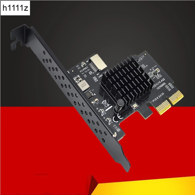 NEW Add on Card PCI Express 3.0 X2 USB 3.1 TYPE-E Card PCIe Front Type-C Adapter Riser Type-E USB3.1 A-KEY 10Gbps Expansion Card