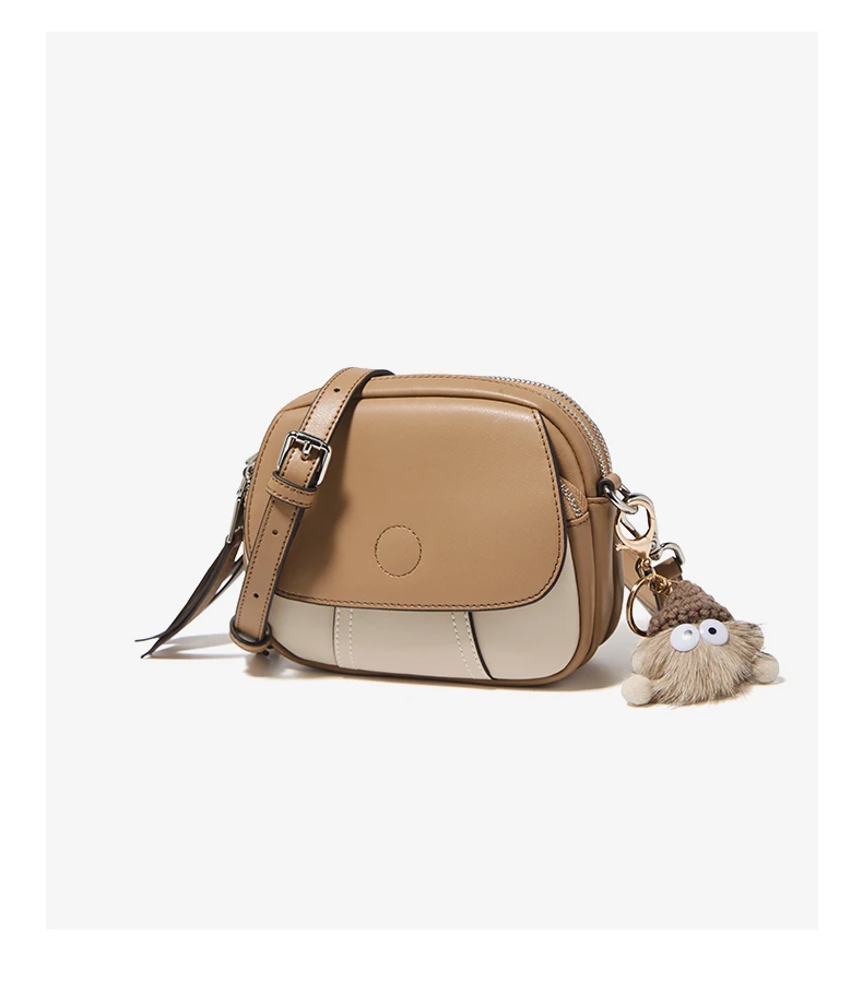FOXER Damen Umhängetasche aus Spaltleder 2026 Neue Schultertasche Geldbörse Weibliche Mode Handytasche mit Zubehör – Detail 21