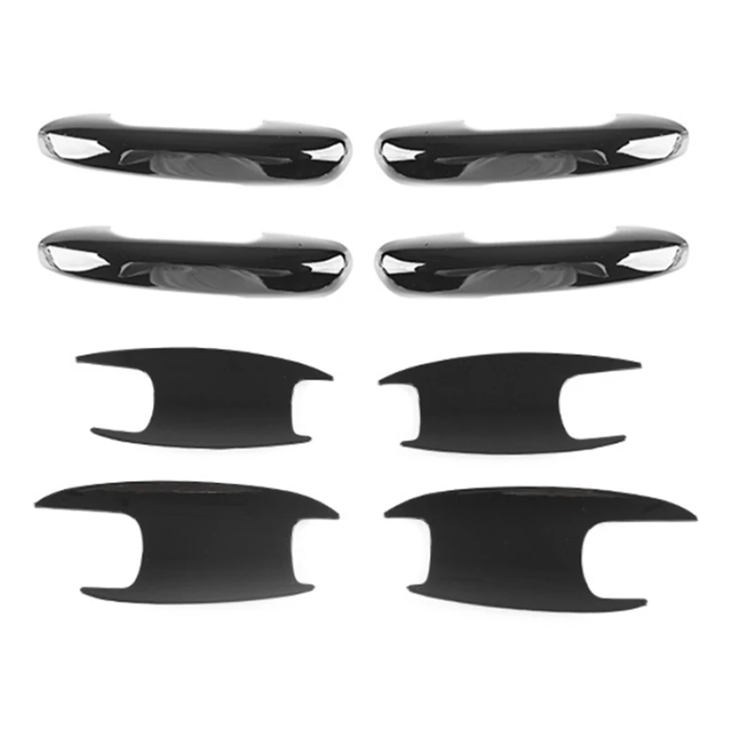 For Mercedes Benz C Class W206 C200 C220 2022 Car Door Handle Bowl Cover Trim Sticker Decor Frame Accessories,8PCS