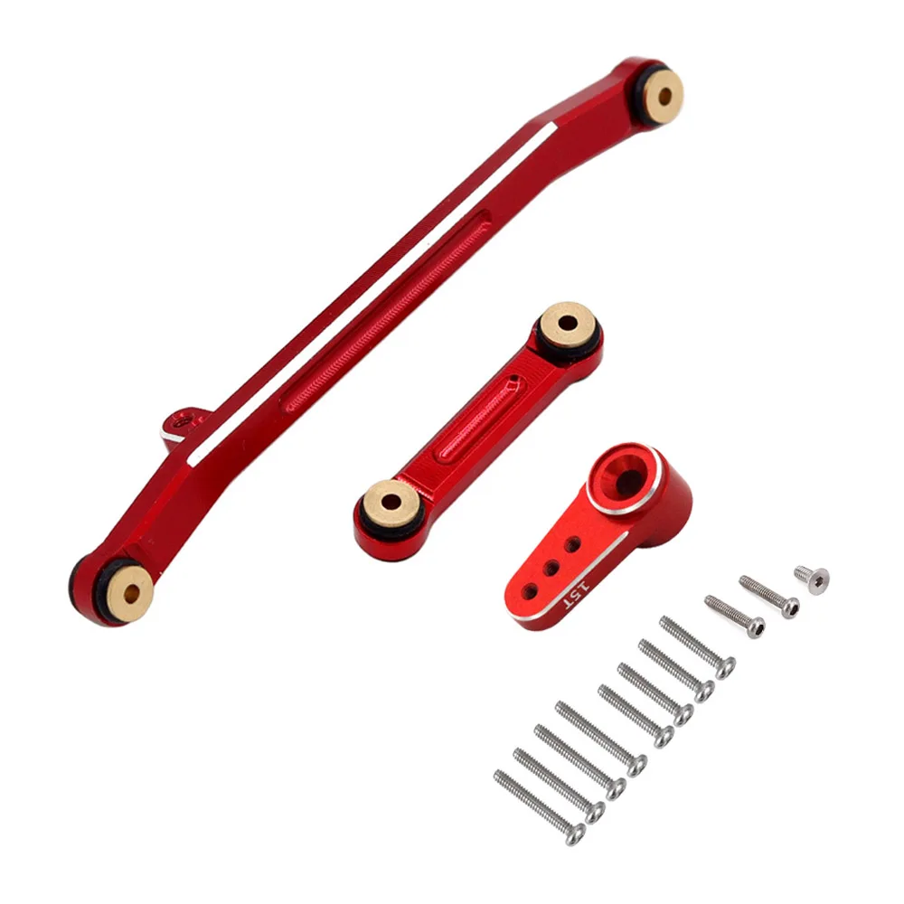 Metal Steering Link Rod with Ball End For 1/24 Axial SCX24 Deadbolt C10 JLU Gladiator Bronco RC Crawler Car