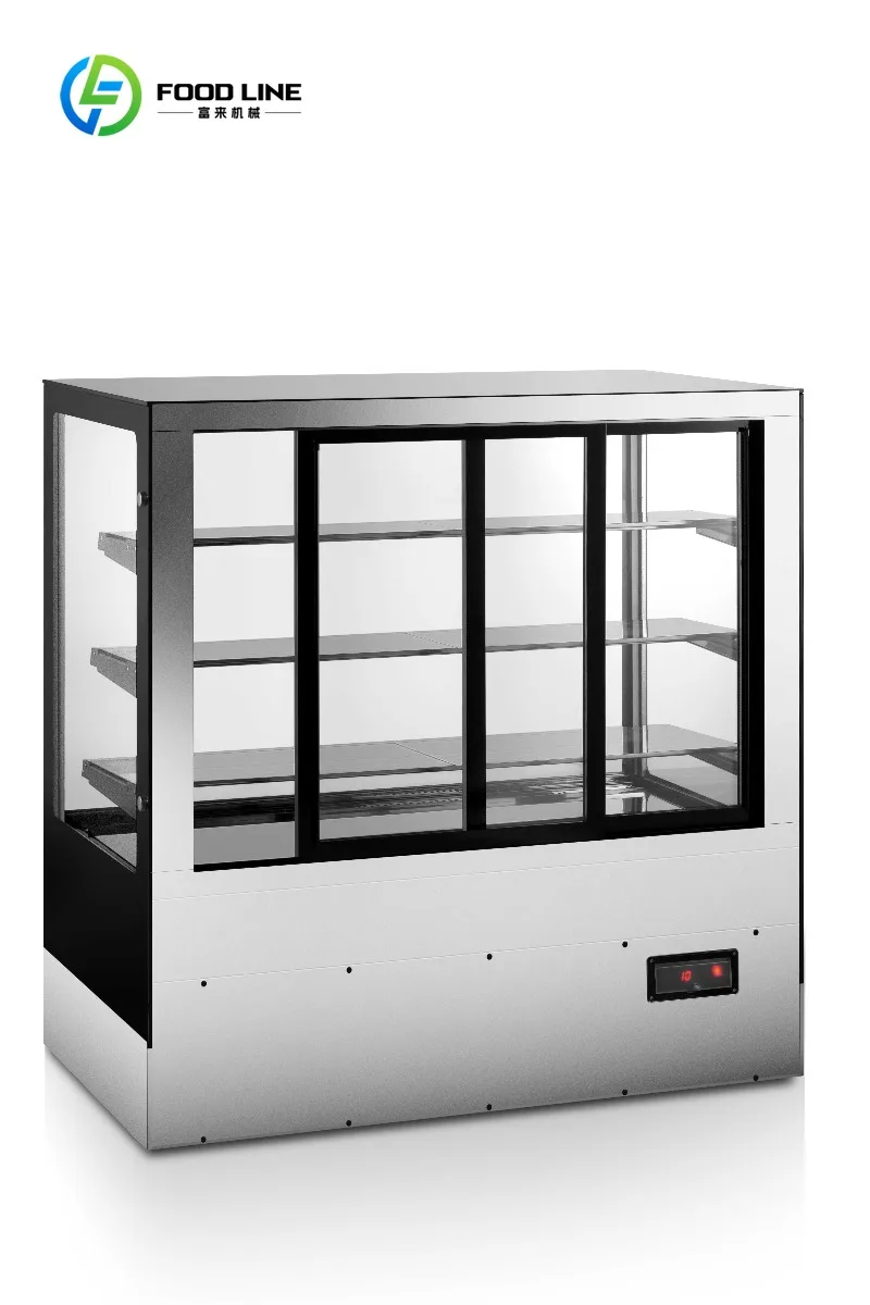 Customized size bakery refrigerated display cabinet vertical refrigerator commercial cake display cabinet refrigerator