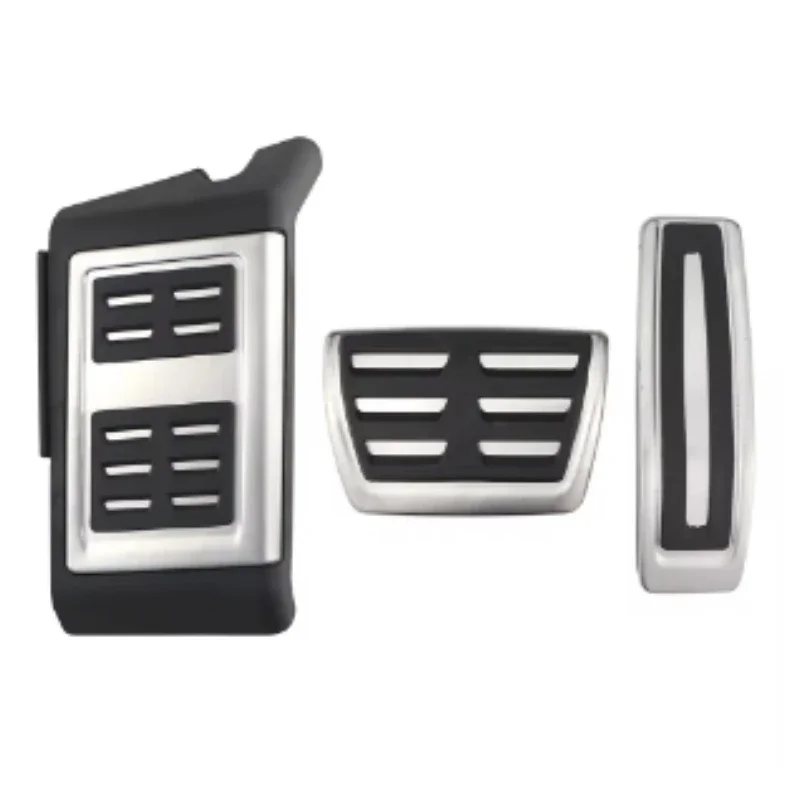 Чехол на автомобильные педали для Audi Q7 SQ7 2006-2015, педаль акселератора, газа, тормоза, подставка для ног, накладка на мертвую педаль, нескользящие аксессуары для интерьера