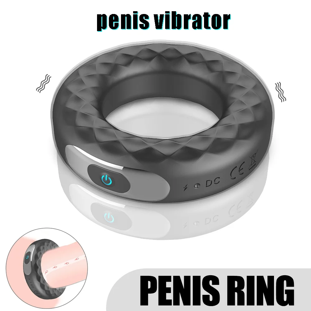 New Penis Ring Silicone Semen Lock Ring Delay Ejaculation High Elasticity Time Lasting Cock Ring Sex Toys For Men Couples Adult