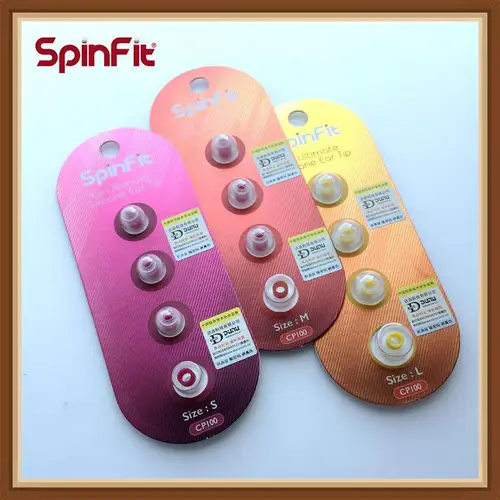 Imagen 1 del producto SpinFit CP100 CP800 CP220 CP230 CP240 Auriculares intrauditivos Almohadillas de silicona patentadas 1 par (2 piezas) para DK3001 TITAN 5