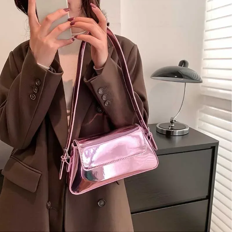 

Брендовая сумка через плечо серебристого цвета, стильная женская сумка с верхней ручкой, сумка-шоппер, сумка-тоут, роскошная дизайнерская сумка для женщин, лазерная сумка на плечо.