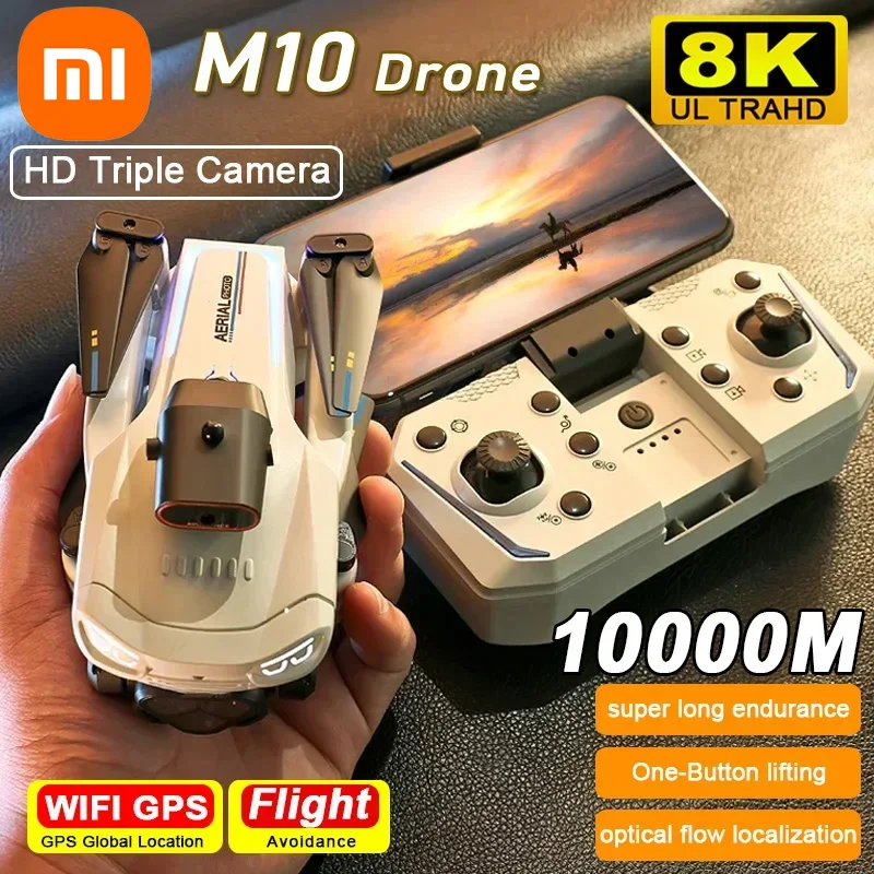 Xiaomi Mini M10 Drone 8K Professinal Camera Brushless Obstacle Avoidance Optical Flow Localization Omnidirectional Quadcopter