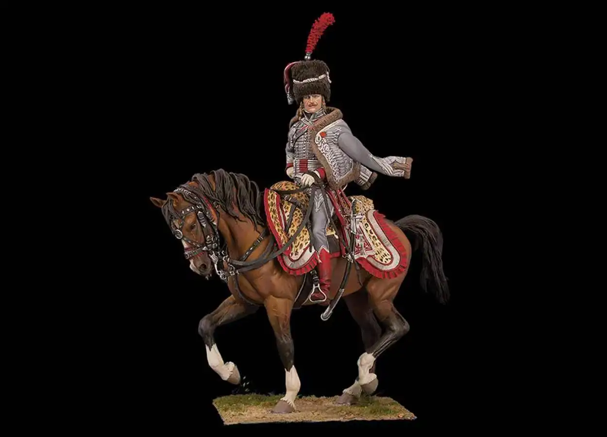 Kit resina Hussars Guard (legno) 75 mm