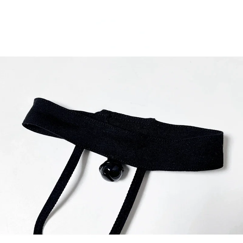 حار بيكيني مثير مخطط الحمالة الملابس الداخلية تأثيري الخفافيش الأسود ميني بيكيني الملابس المثيرة مجموعة الملابس الداخلية الجديدة #4