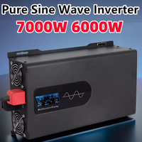 Inverter 12v 110v 5000W 60000W Solar Inversor 24v Onda Senoidal Pura Inversores Solares Power Grid Tie Pure Sine Wave Inverters