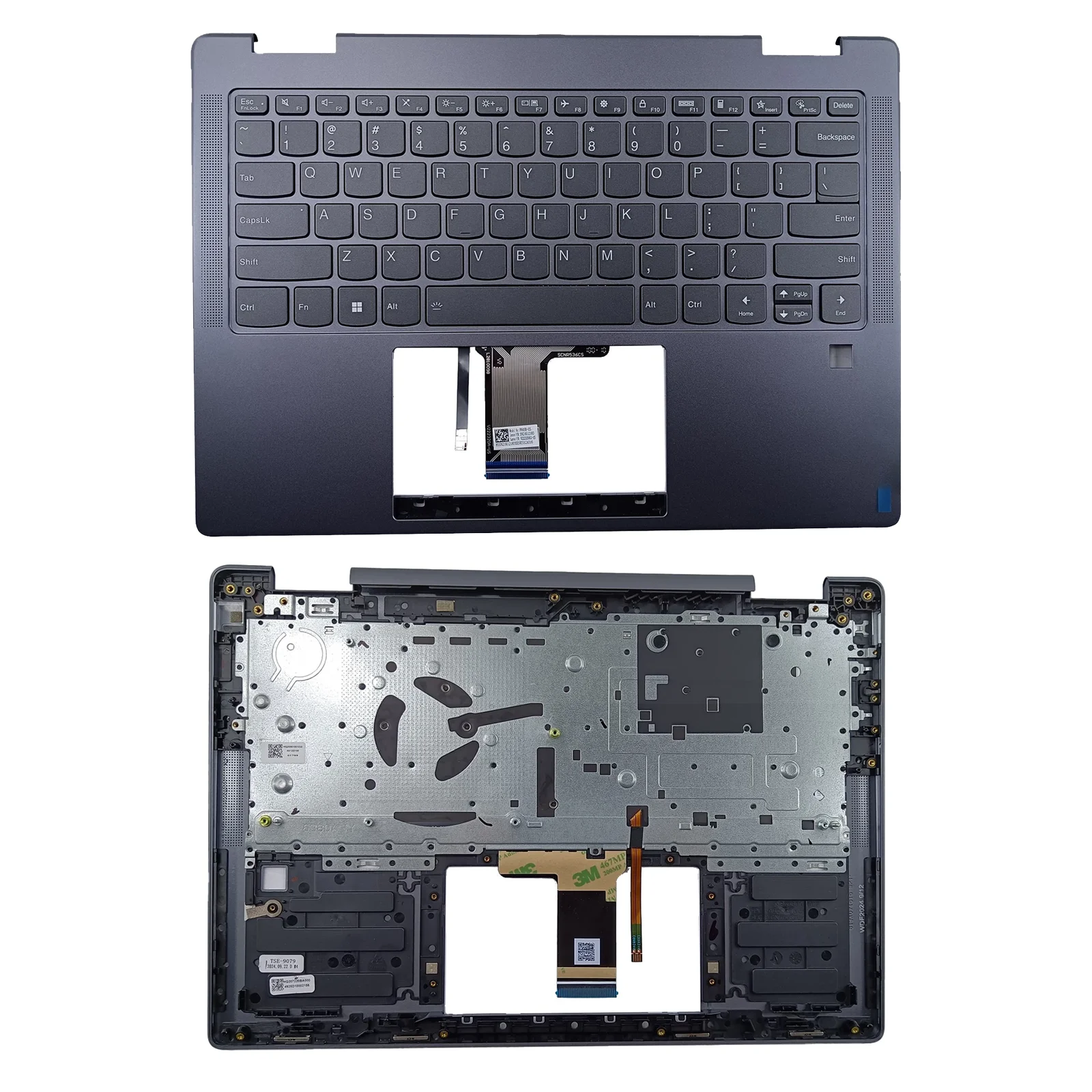 

5CB1L40794 For Lenovo Yoga 7 14IRL8 Laptop Top Case Upper Palmrest Case w/ Backlit Keyboard