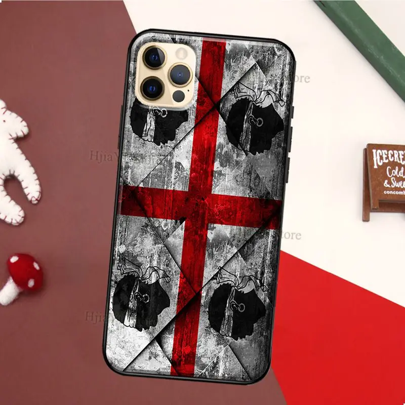 Flag of Sardinia Phone Case For iPhone 13 12 11 14 Pro Max Mini XS X XR 6S 7 8 Plus SE 2020 Soft Cover Case